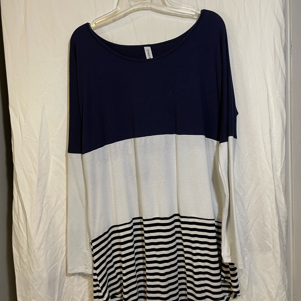 Xenana Premium Color Block Top